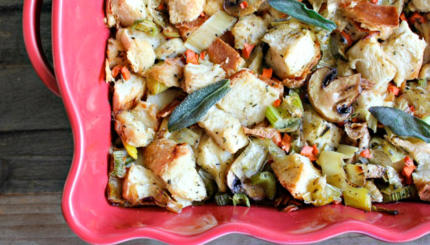 leftover challah dressing